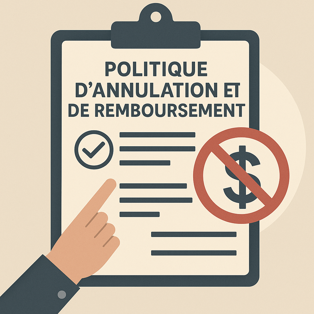 politique d’annulation et remboursement formation sonothérapie